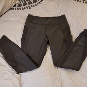 lululemon Black Running Tights Fleece Lined